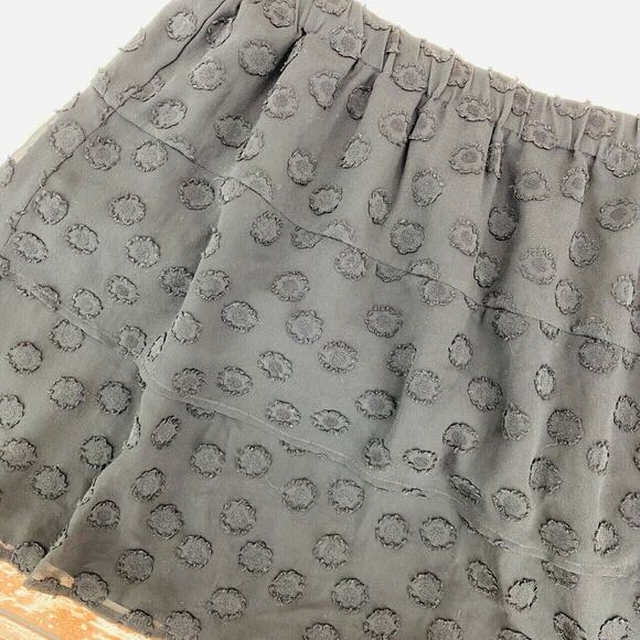 Ann Taylor LOFT Women's Bi-Layer Chiffon Overlay Polka Dot Skirt Sz Petite SM SP - Picture 3 of 5